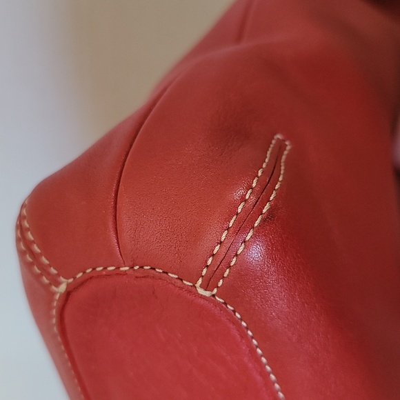 Coach Vintage red leather legacy crossbody messenger - Picture 9 of 16